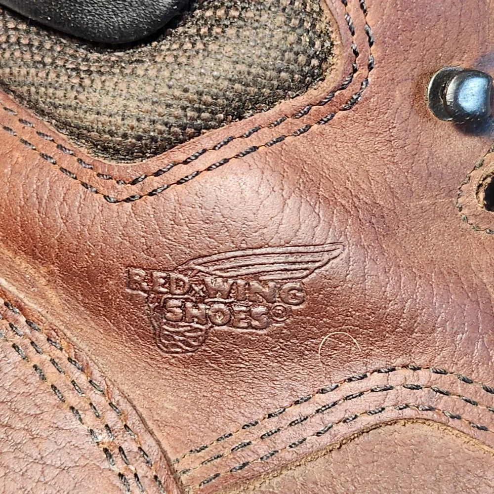 Red Wing Boots Mens 7.5 Brown Leather 1626 Soft Toe EH Electrical Hazard Work